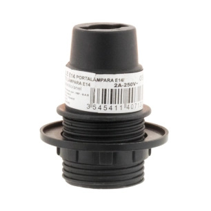 E14 thermoplastique 1 bague noir