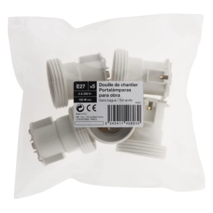 Lot 5 douilles de chantier E27