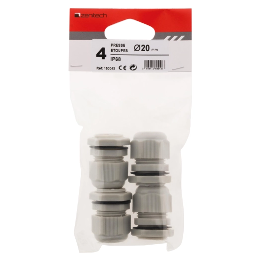 Presse étoupes 20mm par 4