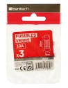 3 fusibles verre 5 x 20 mm 10 A