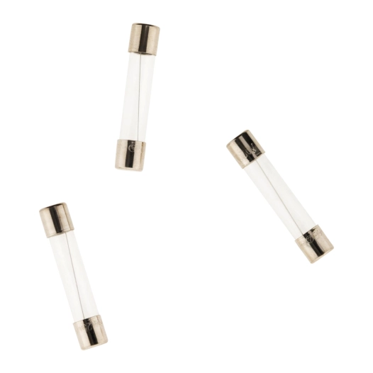 3 fusibles verre 6,3 x 32 mm 6,3 A