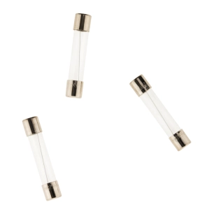 3 fusibles verre 6,3 x 32 mm 6,3 A