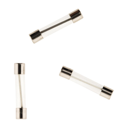3 fusibles verre 6,3 x 32 mm 10 A
