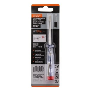 Tournevis testeur 3x140mm 250v