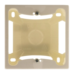 Cadre saillie 80x80x40mm entraxe 60 mm blanc