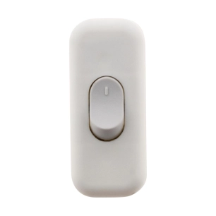 Interrupteur 2A unipolaire blanc