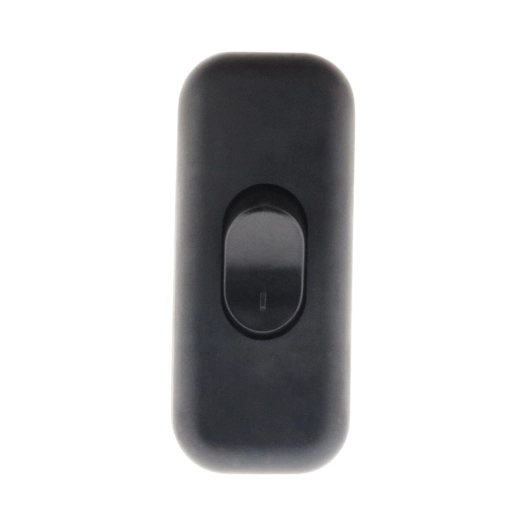 Interrupteur 2A unipolaire noir