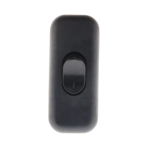 Interrupteur 2A unipolaire noir