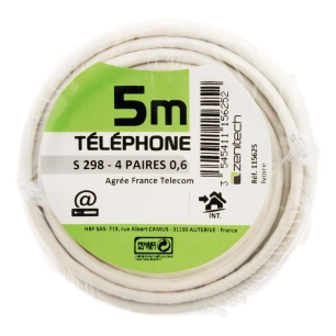 TELEPHONE S 298 4P 0,6 IVOIRE 5M