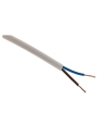Câble d'alimentation électrique ho5vv-f 2x 1 blanc 10m