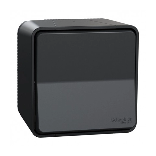 MUREVA STYL BOUTON POUSSOIR GRIS SAILLIE COMPLET