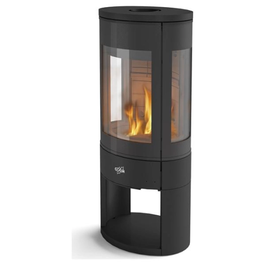 godin poêle à bois 411234noirmat * - godin