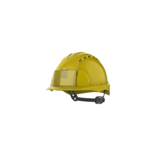 Casque de chantier Evo 2 ventilé porte-badge jaune - JSP