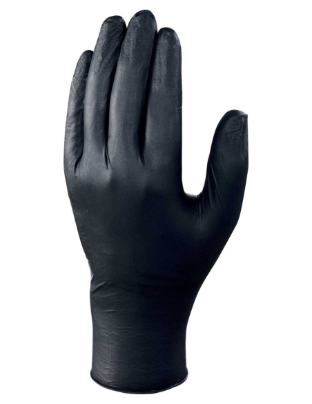 gants jetables en nitrile noir ambidextre v1460 boîte de 100 gants jetables en nitrile noir ambidextre v1460 boîte de 100 - delt