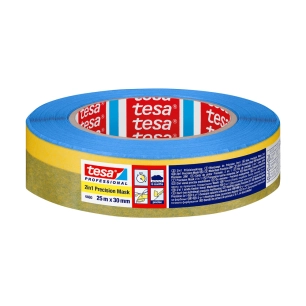 adhésif de masquage 2en1 de précision 30 mm x 25 m adhésif de masquage 2en1 de précision 30 mm x 25 m - tesa
