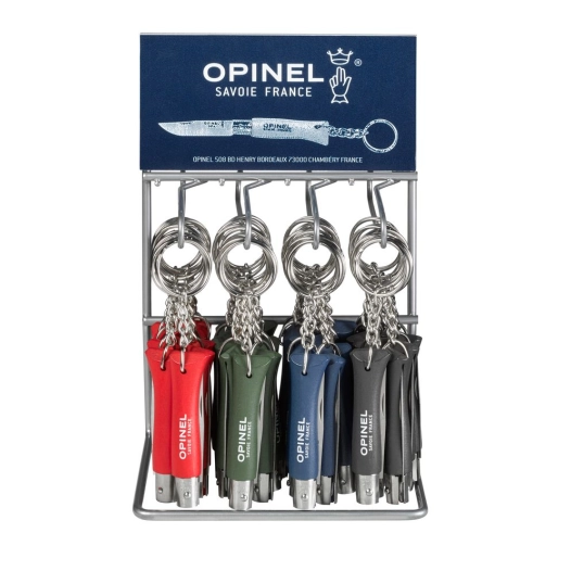 présentoir 36 couteaux porte-clés n°4 présentoir 36 couteaux porte-clés n°4 - opinel