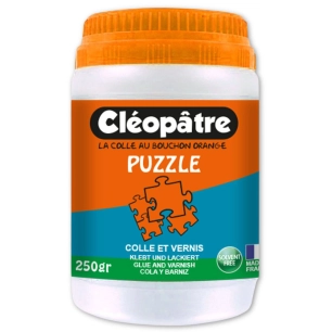 cléo'puzzle colle vernis puzzle 250 g cléo'puzzle colle vernis puzzle 250 g - cleopatre