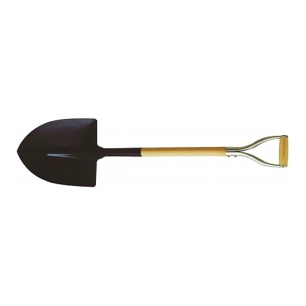 pelle pointe, manche anneau métallique, 29 x 17 x 110 cm