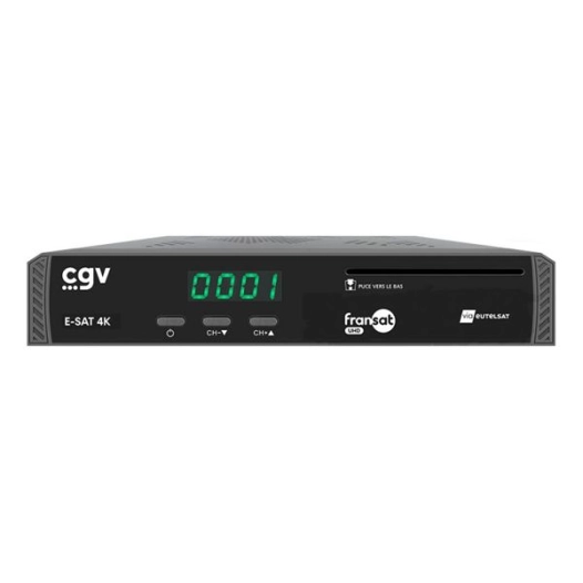 cgv démodulateur satellite - e-sat4k - cgv