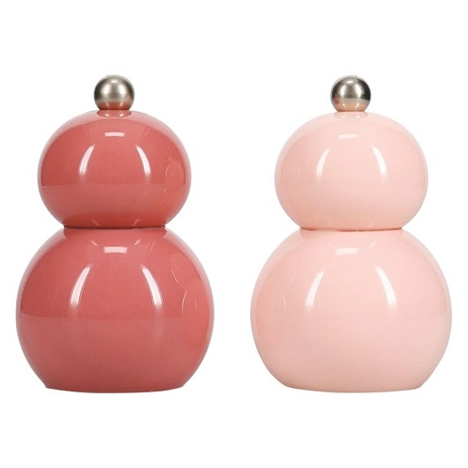 moulin ã  poivre ou/sel h12cm rose betty - set/2 - fine dining living
