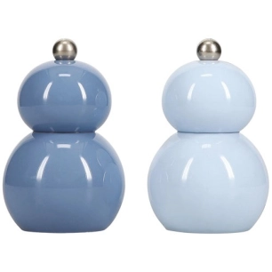 moulin ã  poivre ou/sel h12cm bleu betty - set/2 - fine dining living