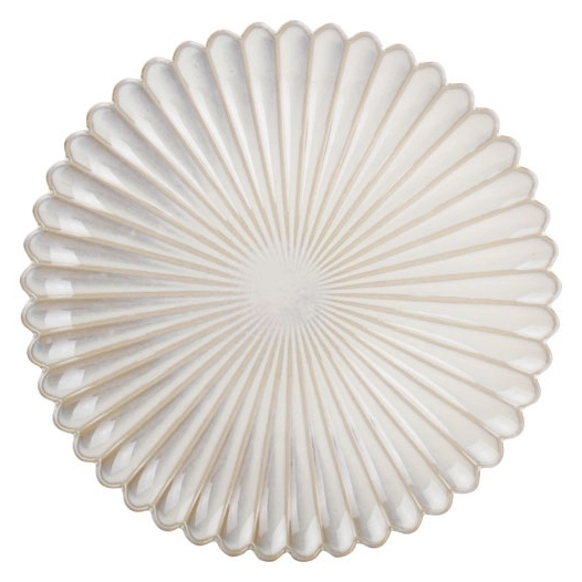 assiette plate 28,5cm nuance white lotus - fine dining living