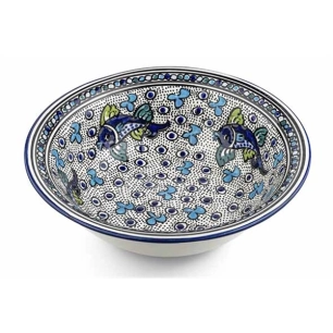 poisson saladier d28.3xh9.5cm - billiet ld