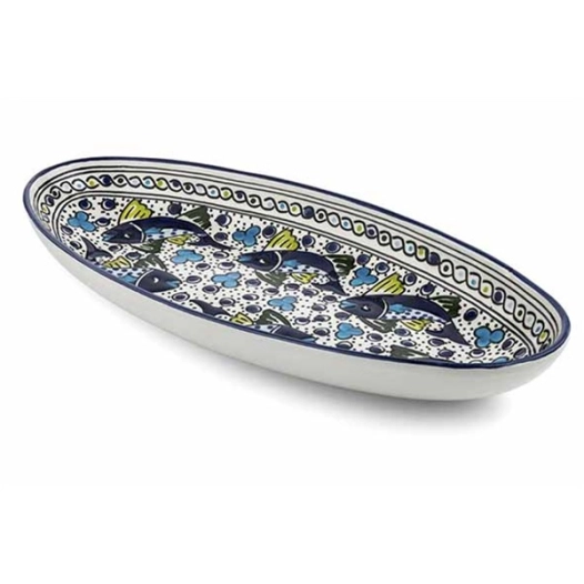 poisson plat ovale 40.6x18.7xh4.8cm - billiet ld