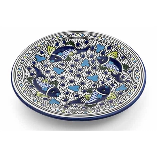 poisson assiette plate d24.5cm - billiet ld