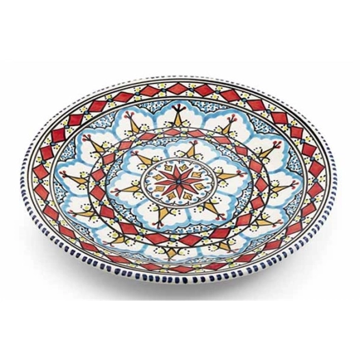 mehari assiette plate d24.5cm - billiet ld