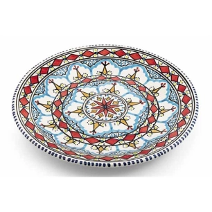 mehari assiette plate d24.5cm - billiet ld