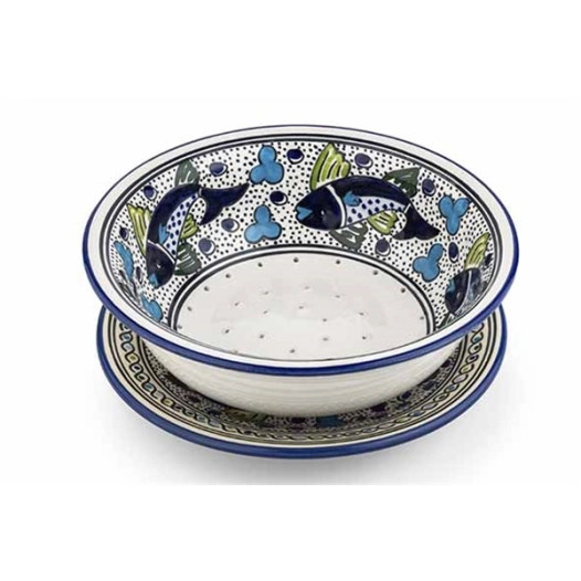 poisson coupe fruits d25.2xh9.6cm - billiet ld