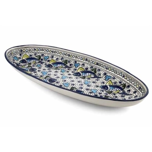 poisson plat ovale 53.5x21.9xh5.8cm - billiet ld