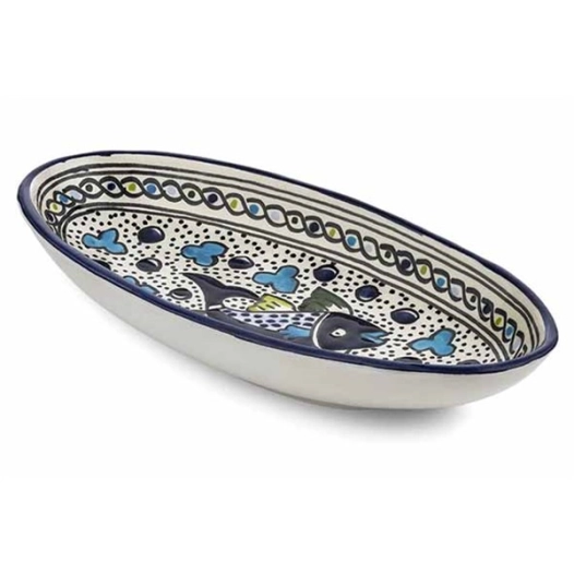 poisson plat ovale 25.5x11.9xh3.9cm - billiet ld