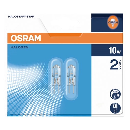 capsule g4 10w halogã¨ne 140lm 12v blister de 2 - ledvance gp