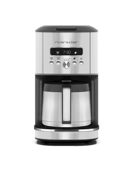 cafetiere filtre 1,5l 15t programmable isotherme digitale inox - arb - riviera bar