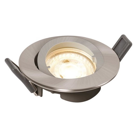 spot led encastrable gu10 43w 345lm chaud nickel brosse - osram