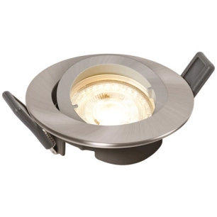 spot led encastrable gu10 43w 345lm chaud nickel brosse - osram