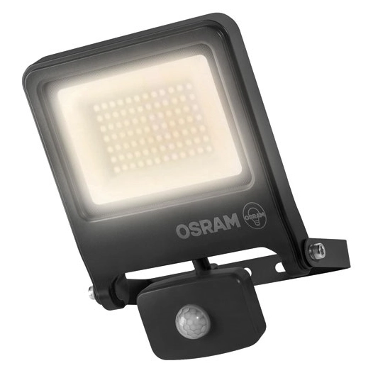 projecteur extã©rieur endura flood sensor 50w 4500 lm gris - osram