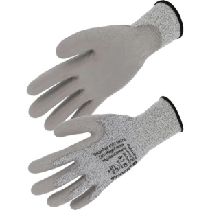 10 gants fibre ht gris end pu gris t.9 ref.phd135pu9 - 14146-9