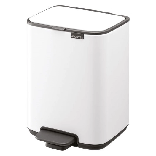 bo pedale poubelle 4l blanc - brabantia international bv