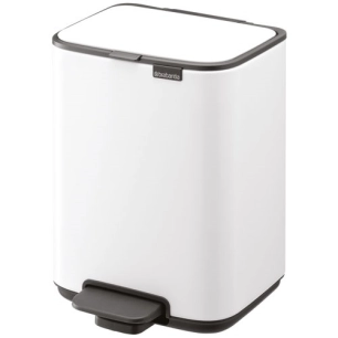 bo pedale poubelle 4l blanc - brabantia international bv