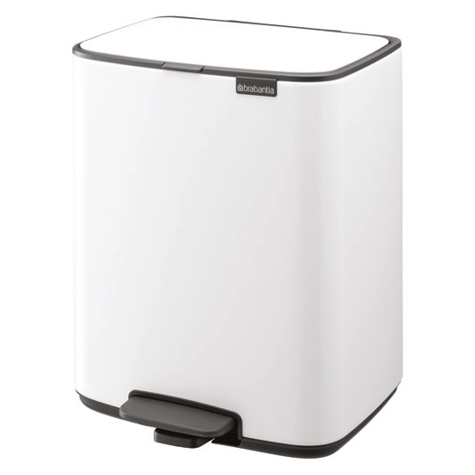 bo pedale poubelle 12l blanc - brabantia international bv