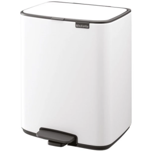 bo pedale poubelle 12l blanc - brabantia international bv