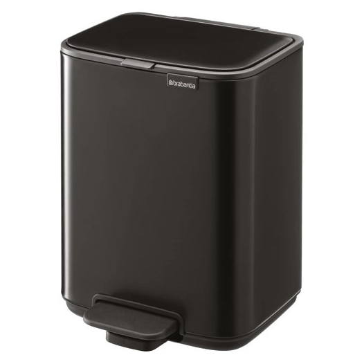 bo pedale poubelle 4l matt black - brabantia international bv