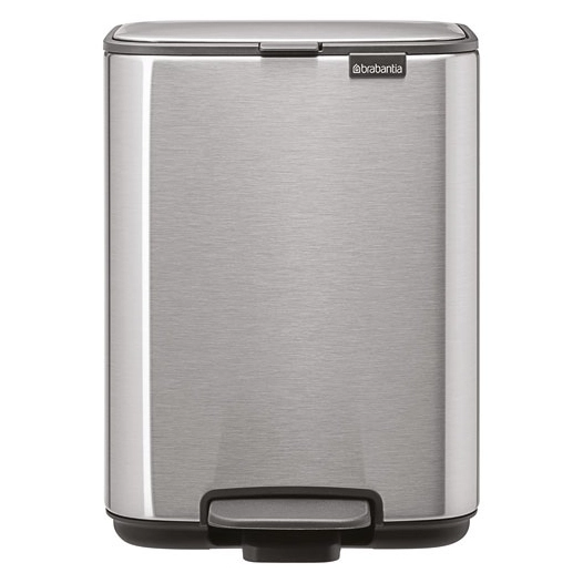 bo pedale poubelle 4l matt steel - brabantia international bv