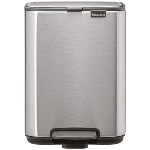 bo pedale poubelle 4l matt steel - brabantia international bv