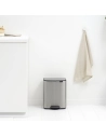 bo pedale poubelle 12l matt steel - brabantia international bv