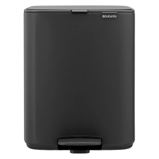 bo pedale poubelle 12l mineral grey - brabantia international bv