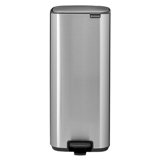 bo pedale poubelle 30l matt steel - brabantia international bv
